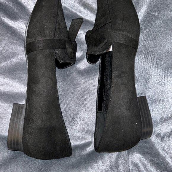 New Haband Mushrooms Microsuede Womens Slip-On Loafer Flats with Bows (Size 7.5) - Picture 3 of 5